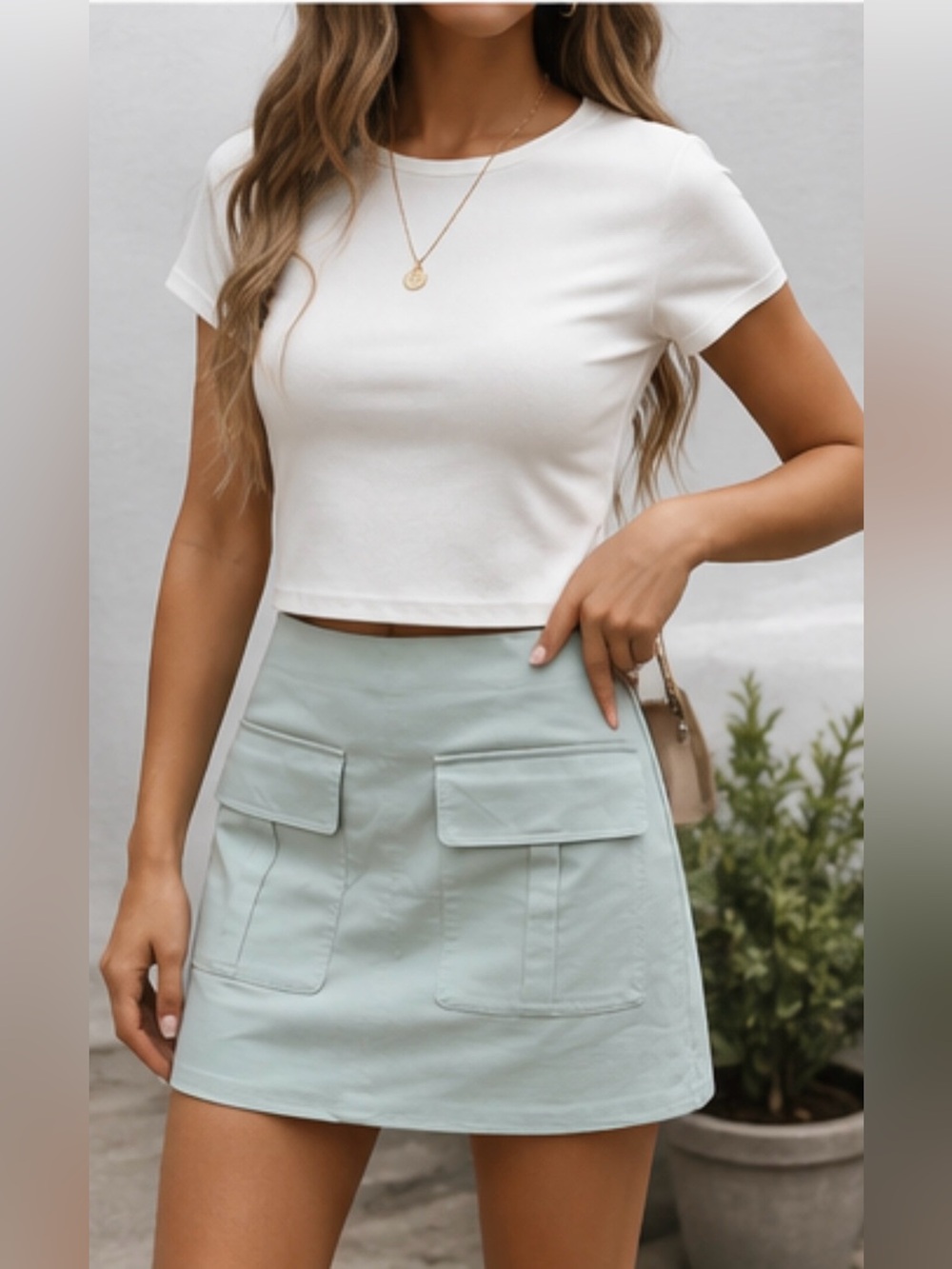 Forever 21 Cargo Skirt